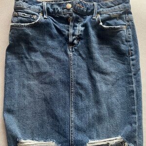 Joes jeans Classic midi Blue Denim Skirt